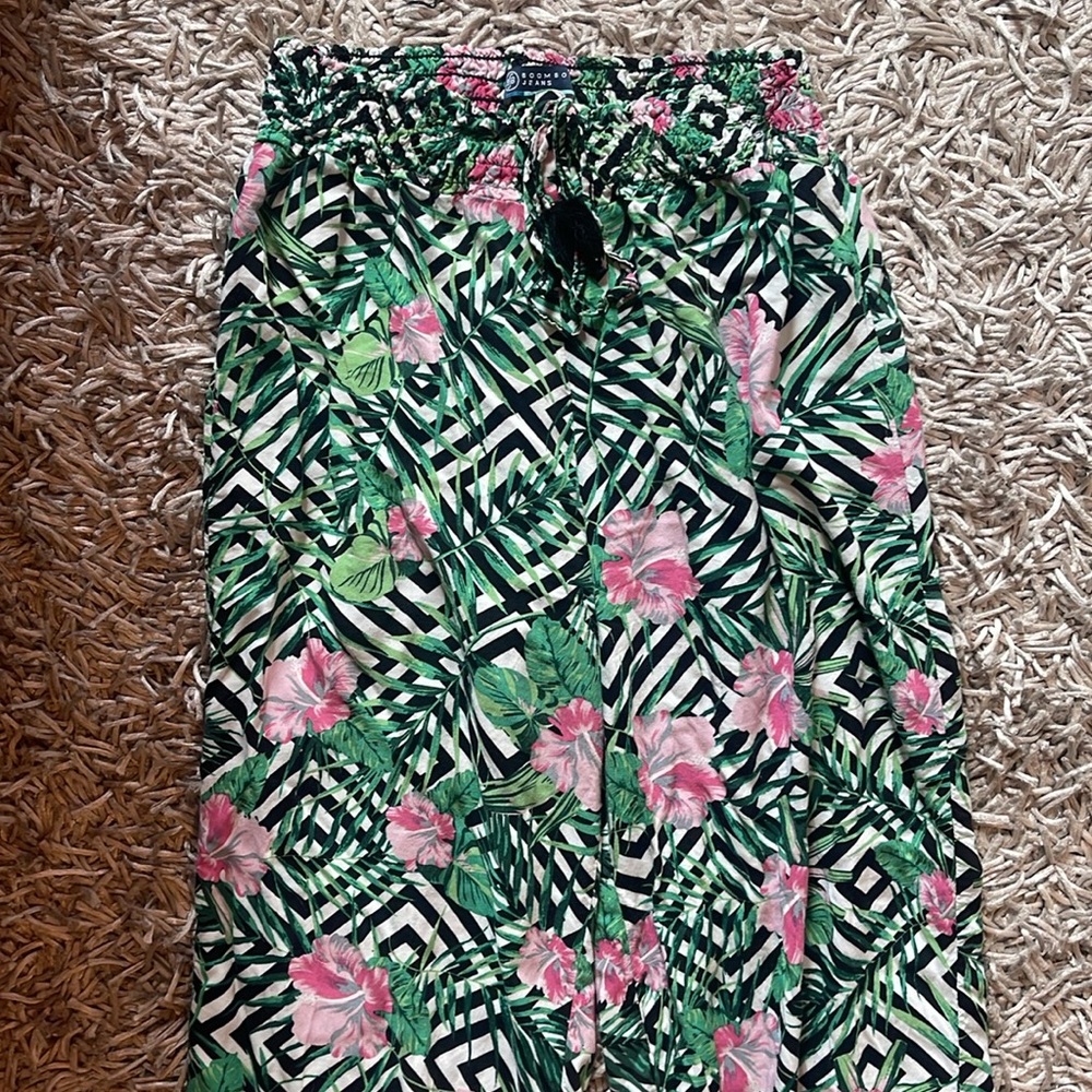 Boom Boom Jeans tropical floral pants - Picture 2 of 4
